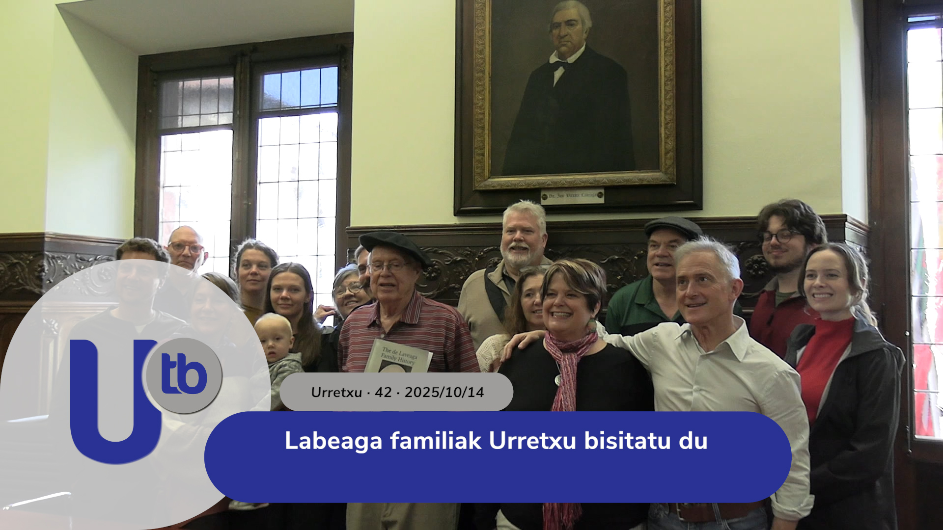 La familia Labeaga visita Urretxu / Labeaga familiak Urretxu bisitatu du