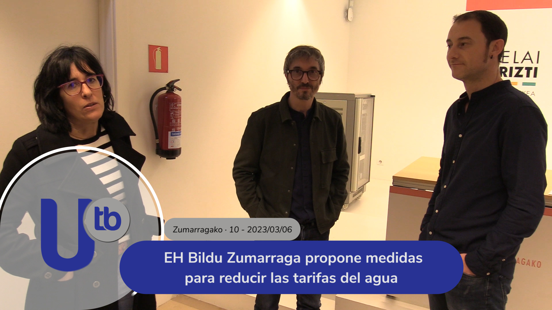 EH Bildu Zumarraga propone medidas para reducir las tarifas del agua 