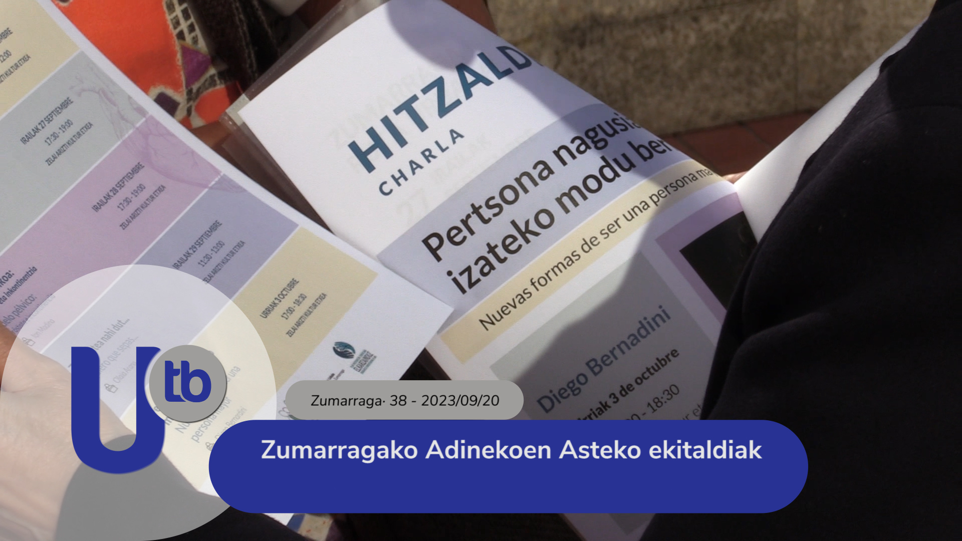 Actos de la Semana de las Personas Mayores de Zumarraga./ Zumarragako Adinekoen Asteko ekitaldiak