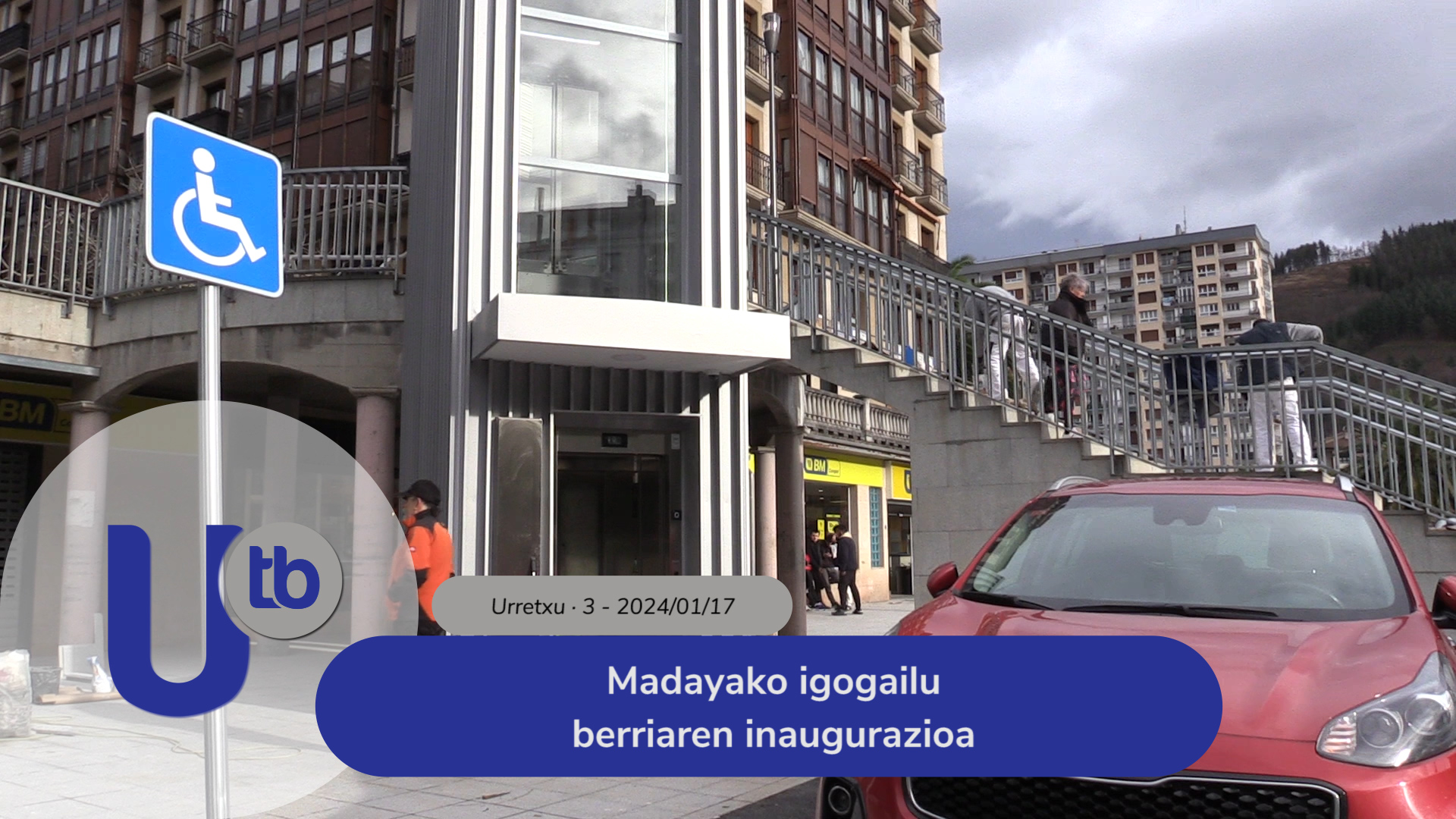 Inauguración del nuevo ascensor de Madaya / Madayako igogailu berriaren inaugurazioa
