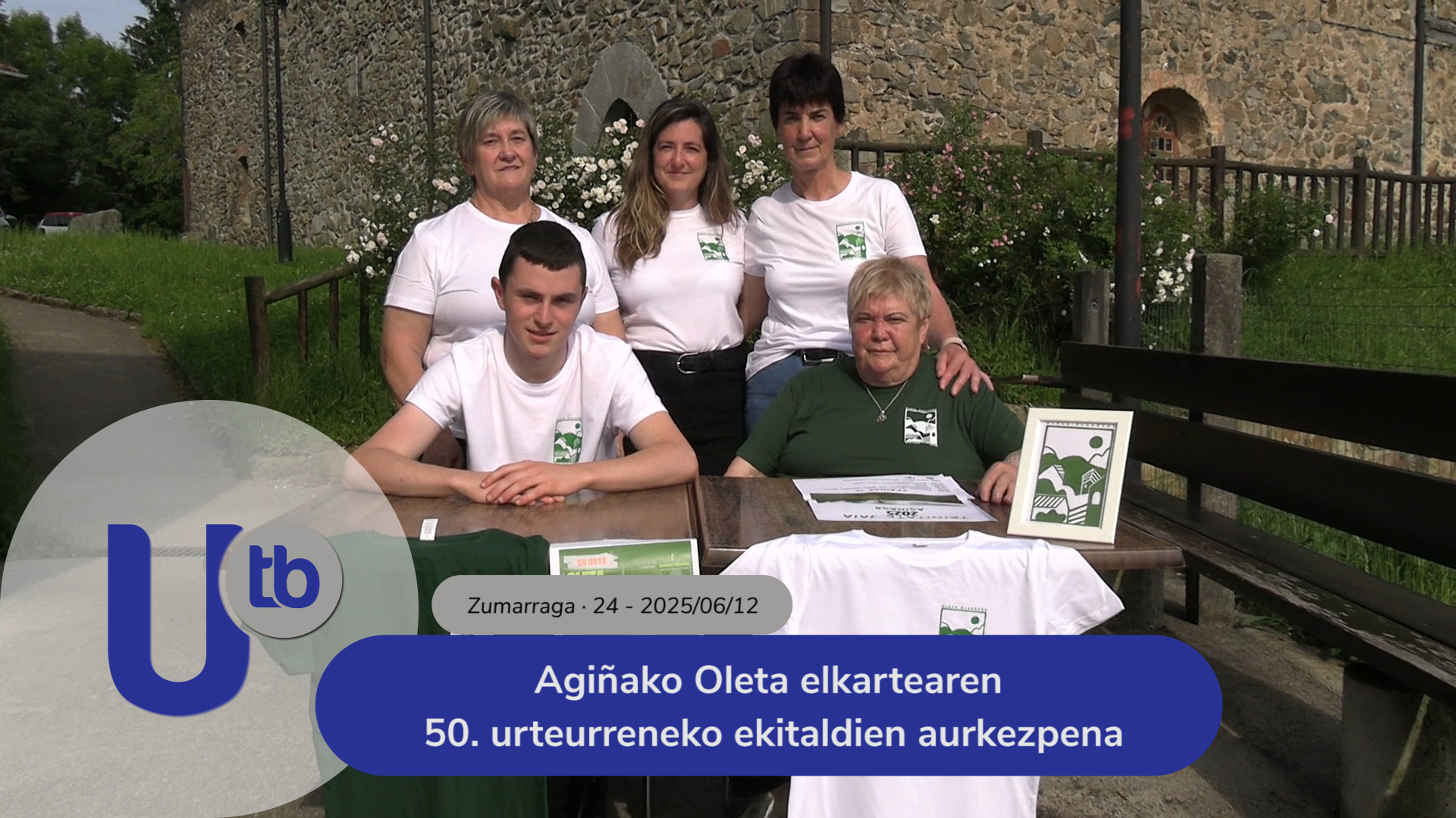 Presentación actos del 50º anivesario de la sociedad Oleta de Agiña / Agiñako Oleta elkartearen 50. urteurreneko ekitaldien aurkezpena