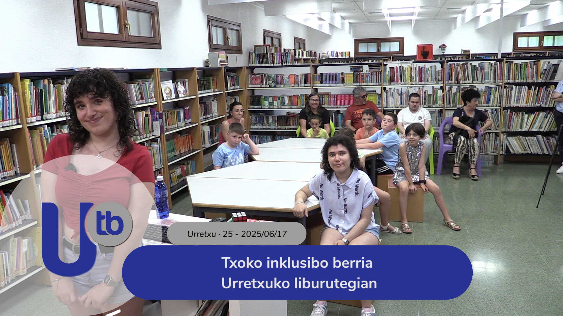 Nuevo txoko inclusivo en la biblioteca de Urretxu / Txoko inklusibo berria Urretxuko liburutegian