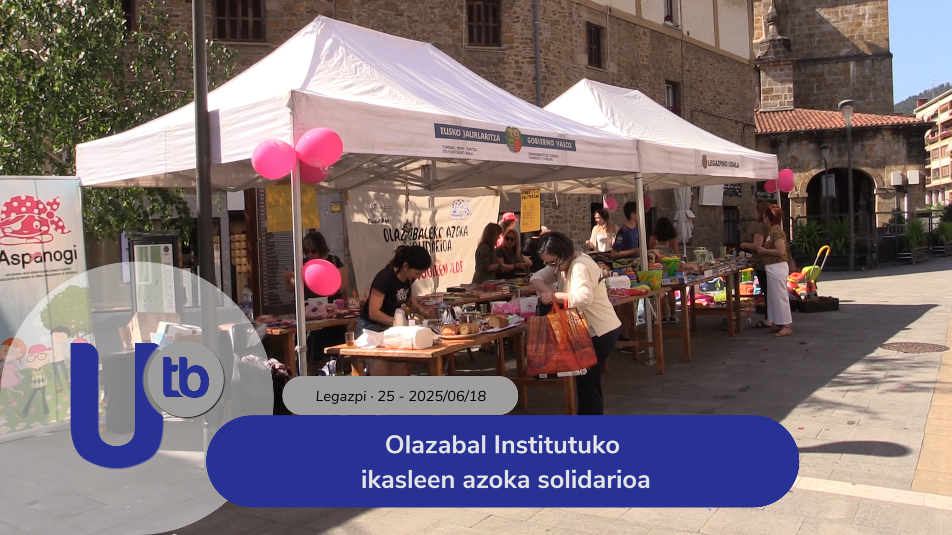 Feria solidaria del alumnado del Instituto Olazabal / Olazabal Institutuko ikasleen azoka solidarioa
