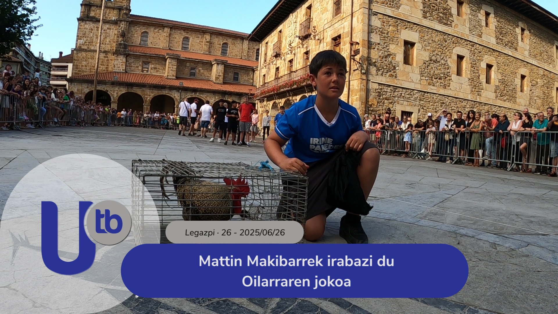 Mattin Makibar gana el juego del Gallo / Mattin Makibarrek irabazi du Oilarraren jokoa